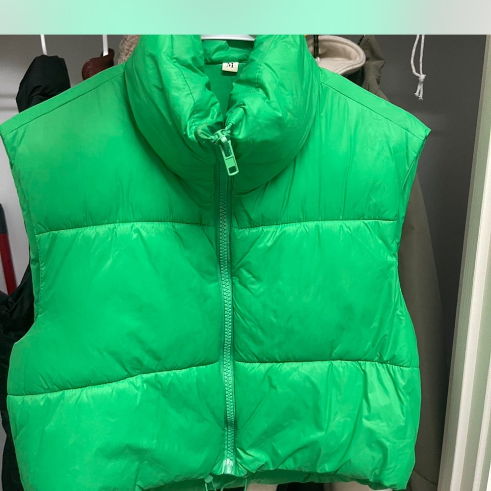 Green Puffer Vest